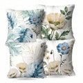 Kit 4 Capas de Almofada Decorativas Cassandra Floral 45x45 Charme da Casa